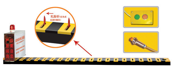 腾冲市V3嵌入式闯岗自动扎胎器/阻车器